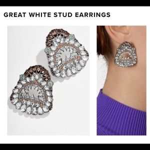 Baublebar Great White Stud earrings
